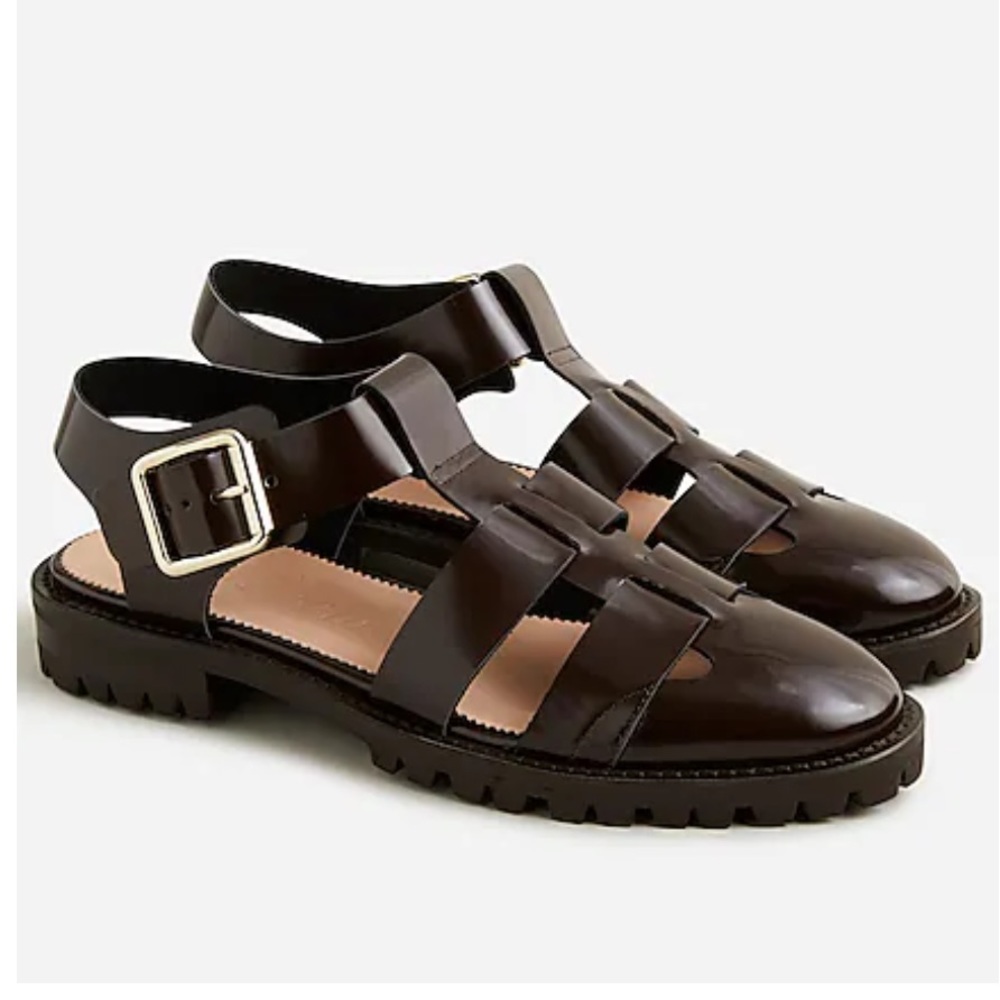 NWT J.Crew Lug Sole Fisherman Sandals - 9.5